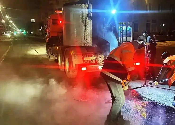 83 участка с выбоинами привели в порядок на красноярских дорогах с начала года