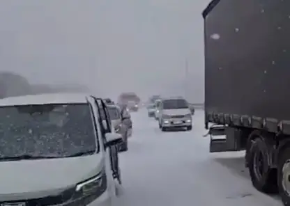 Мартовский снегопад парализовал Уссурийск: массовые аварии, перекрытые трассы и 9-балльные пробки