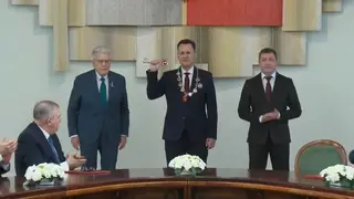 Сергей Верещагин официально вступил в должность мэра Красноярска Сергей Верещагин официально вступил в должность мэра Красноярска