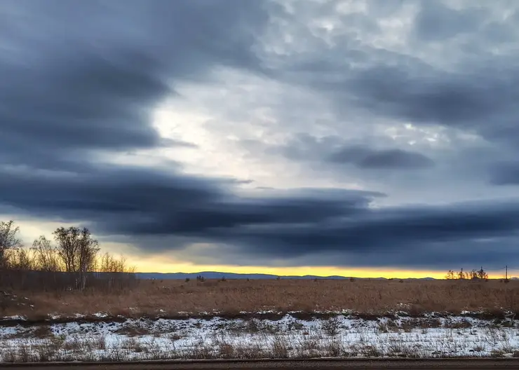 Красноярцев предупредили о штормовом ветре до 25 м/с в последний понедельник ноября