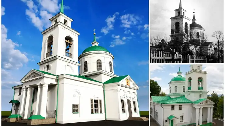 Красноярский храм Святой Троицы отреставрируют: фасадам вернут исторический облик