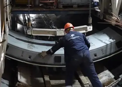 Красноярцам показали, как строят перегонные тоннели метро