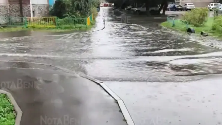 В Абакане из-за дождей ввели режим повышенной готовности
