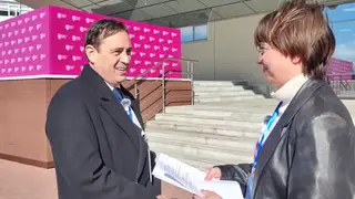 Руководитель бразильской делегации дал интервью sibnovosti.ru на Международной олимпиаде по финансовой безопасности