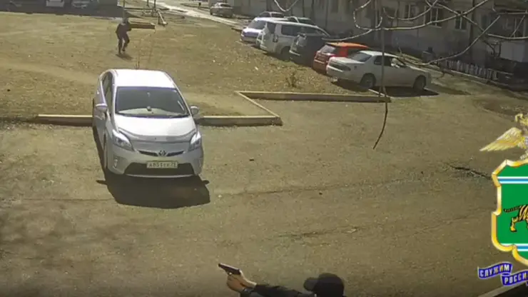 В Биробиджане мужчина с пневматическим пистолетом угрожал полицейским