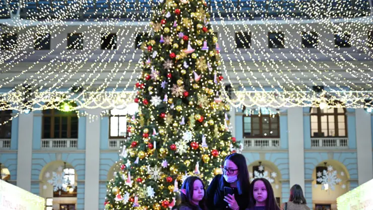 Новогодние ёлки установят в Красноярске до 18 декабря