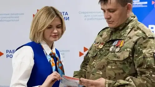 Более 71% ветеранов специальной военной операции из Красноярского края нашли новую работу