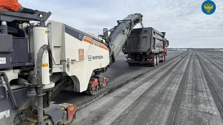 В томском аэропорту начался капитальный ремонт аэродрома