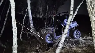 Водитель багги погиб в ДТП в Красноярске, не справившись с управлением
