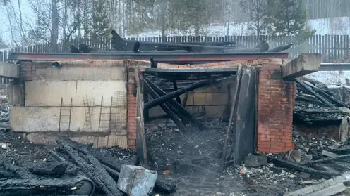 В Красноярском крае двое мужчин ограбили и сожгли дом