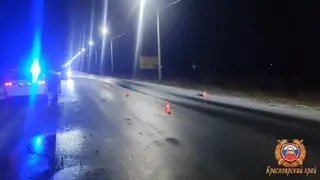 В Канске автомобиль насмерть сбил пешехода, переходившего дорогу в неположенном месте