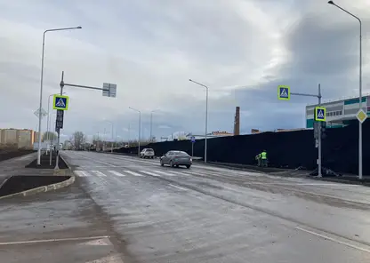 В Красноярске завершается строительство новой дороги на улице Норильской