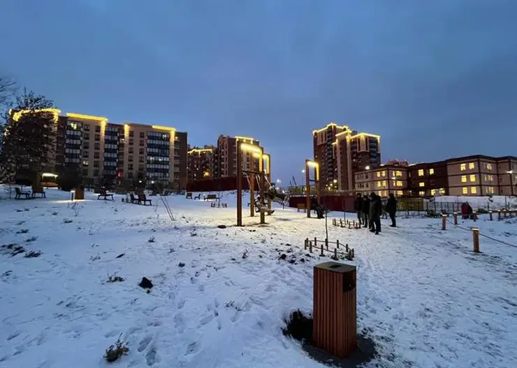 В Октябрьском районе Красноярска появилось новое место отдыха с шикарным видом