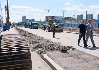 Вице-премьер правительства РФ Марат Хуснуллин проинспектировал ход строительства метро в Красноярске