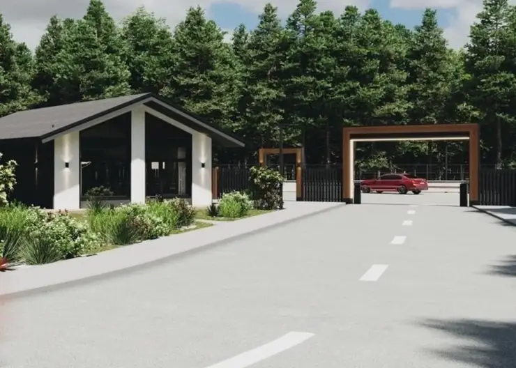 В 35 километрах от Красноярска начали строить элитный коттеджный поселок