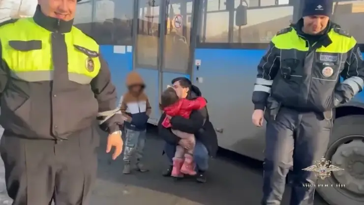 Водитель автобуса спасла четырёхлетнюю девочку в Новокузнецке