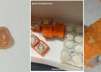 Курьер привёз красноярке зловонные роллы и червя из популярной службы доставки