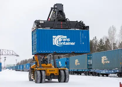 Перевозки контейнеров на Красноярской железной дороге в январе-ноябре увеличились на 3,8%