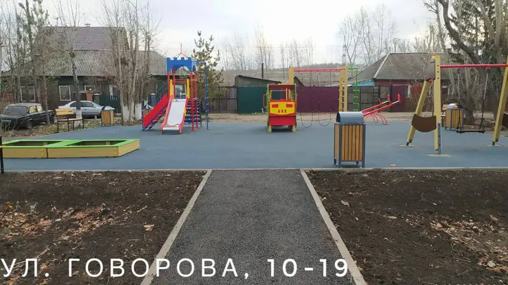 В Красноярске на ул. Говорова создали благоустроенное пространство