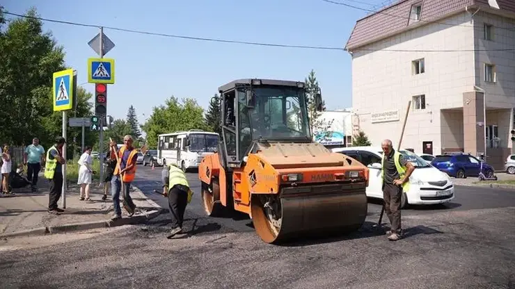 В Красноярске завершили ремонт 17 улиц