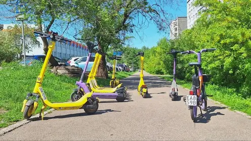 Новые штрафы для самокатчиков введены в Красноярске с августа