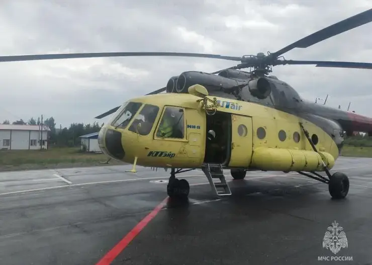 Вертолёт Ми‑8 совершил жёсткую посадку на севере Красноярского края