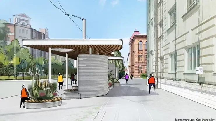 В Томске установят первую в России 3D-печатную остановку общественного транспорта