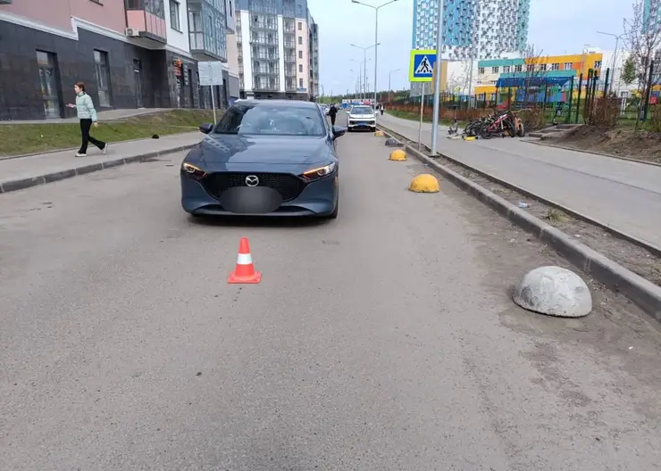 Школьника сбили в «Преображенском» в Красноярске (видео)