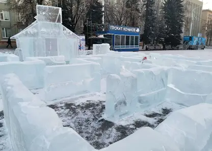 В Кемерово установят ледовые фигуры известных богатырей