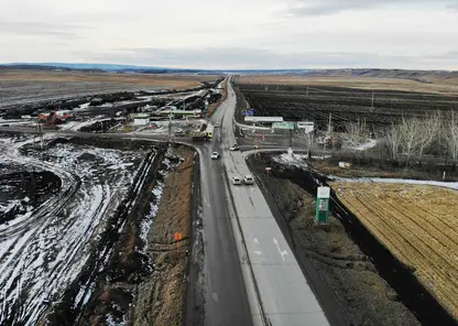 На дороге Красноярск – Элита построят надземный пешеходный переход к концу лета 2023 года