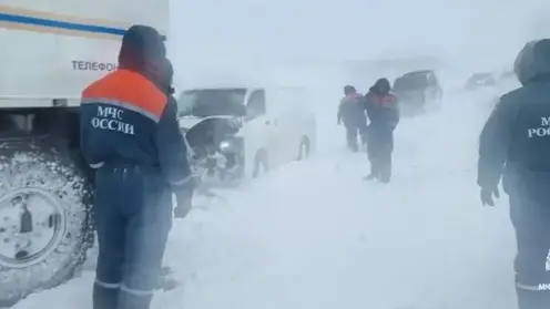 Около месячной нормы снега выпало в Чите за сутки