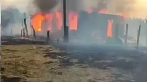 Пожар за пожаром. В Ирбейском районе огонь уничтожил деревню