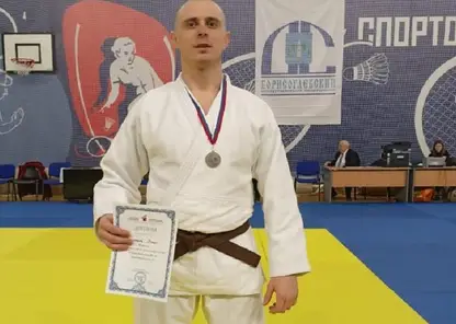 Красноярец выиграл серебряную медаль Кубка России по дзюдо спорта слепых