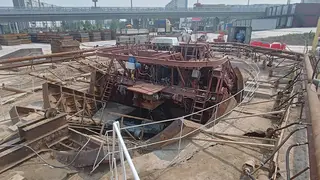 Уникальную замораживающую станцию смонтировали на площадке будущей станции метро в Красноярске