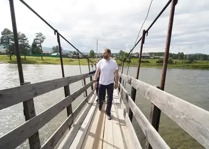 Разрушенные паводком мосты в Черемховском районе Приангарья восстанавливают
