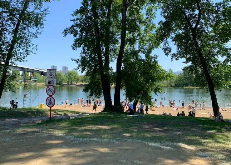 Красноярцы могут получить штраф за купание в неположенных местах