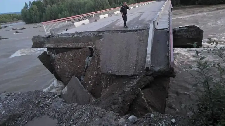 Мост в Забайкалье, подъезд к которому смыло, планируют восстановить уже сегодня