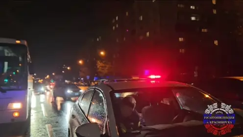 Пешеход погиб в ДТП с автобусом в Красноярске