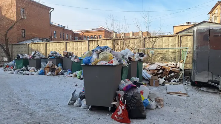 «Это не двор, а кошмар наяву»: мусор и крысы захватывают центр Красноярска