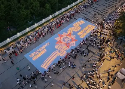 12 тысяч свечей зажгли в Красноярске в память о павших в Великой Отечественной войне