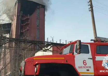 Бункер с углем загорелся в Иркутской области (видео)