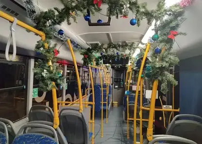 «Новогодние» автобусы выйдут на маршруты в Красноярске