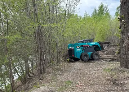 В Красноярске благоустраивают набережную у трех озер в Пашенном