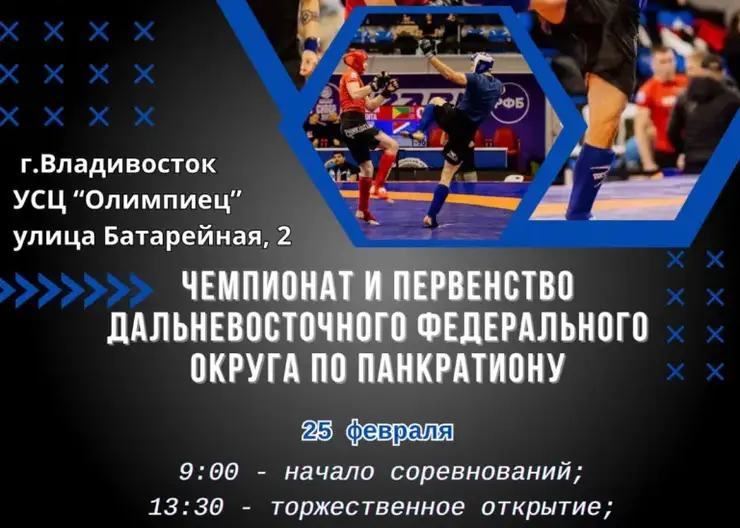 Столица Приморья примет чемпионат и первенство Дальнего Востока по панкратиону