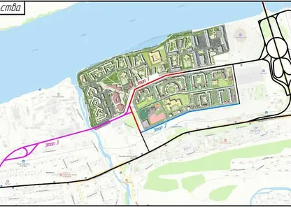 Новую дорогу спроектируют на правом берегу Красноярска