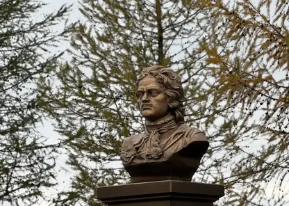 На севере Красноярского края установили бюст Петра Первого