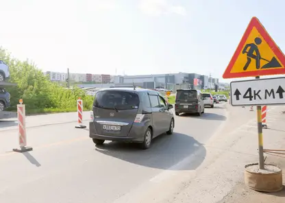 Губернатор края проинспектировал ремонт обходной дороги в Емельяновском районе