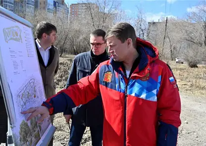 Мэр Красноярска рассказал о создании нового сквера на месте пустыря