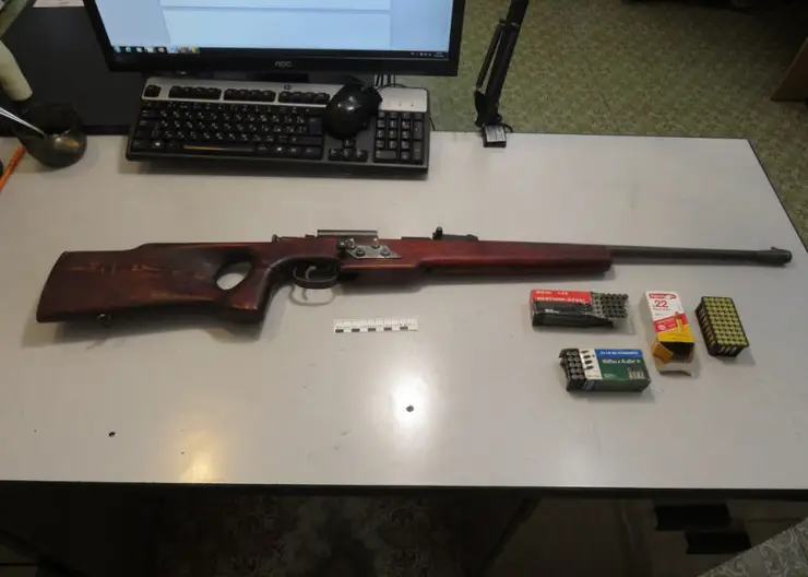 У жителя Канска изъяли оружие, доставшееся ему от деда