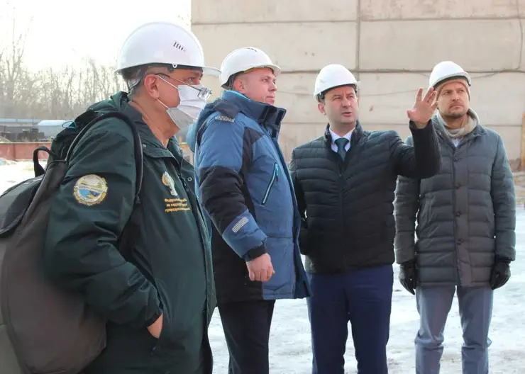 На Красноярском цементном заводе обсудили реализацию федерального проекта «Чистый воздух»